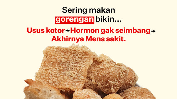 makan gorengan bikin mens sakit